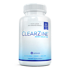 One (1) bottle of Clearzine Acne Solution