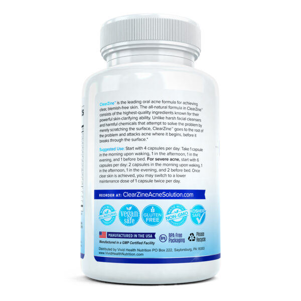 ClearZine Acne Solution - Three Bottles - Image 2